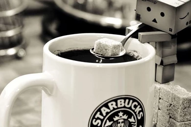 Danbo Starbucks Coffee Twitter Cover & Twitter Backgrounds ...