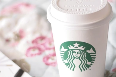 Download Wallpapers 3840x1200 Coffee, Starbucks, Book, Bed Linen ...