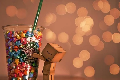 HDscreen: Danboard Starbucks Bokeh Desktop Bakcgrounds