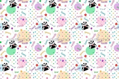 Seamless Backgrounds Wallpapers On Package Holiday, Funny Panda Bear ...
