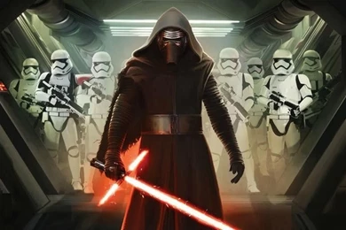 Kylo ren and stormtroopers in star wars episode 7 wallpapers 800x500.jpg