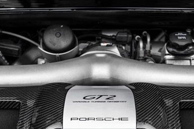 Download OK Chiptuning Porsche 911 GT2 Engine Wallpapers For iPhone 4