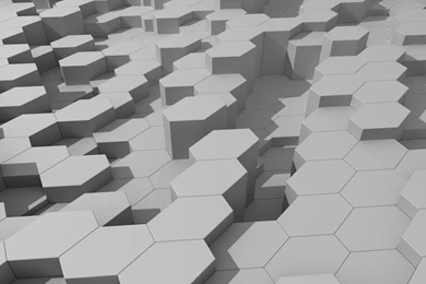 Full HD Wallpapers + Backgrounds, Hexagons, Grey