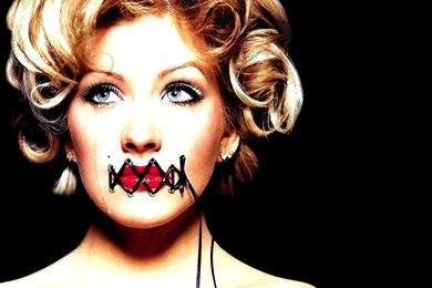 Christina Aguilera Mouth Zipped Wallpaper HD.jpg