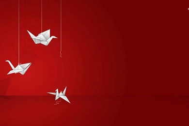 Origami Swans Wallpapers   Artistic Wallpapers