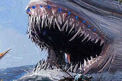 Download Wallpapers 640x1136 Ship, Shark, Jaws, Boat, Sea iPhone 5S ...