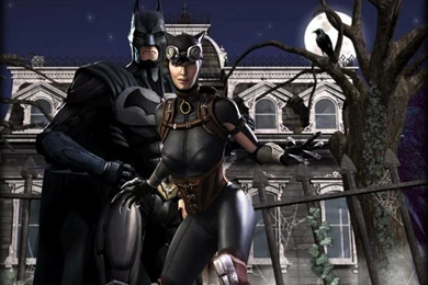 Catwoman And Batman   Wallpaper.