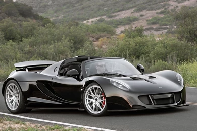 Download Wallpapers 3840x2160 Hennessey, Venom Gt Spyder, Black ...