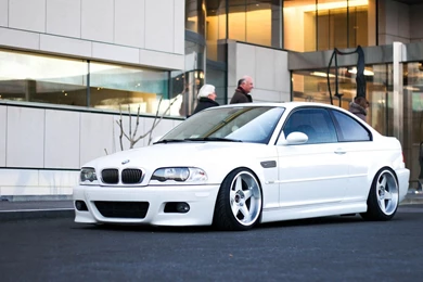 Download Wallpapers 1920x1080 Bmw, M3, E46, White, Side View Full ...