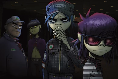 Download Wallpapers 3840x2400 Gorillaz, Band, Members, Image ...