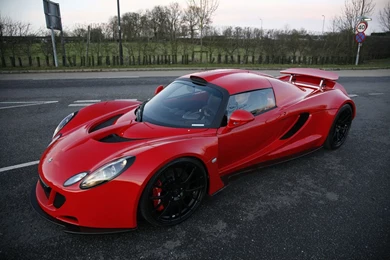 Cars, Hennessey Venom GT, Side View :: Wallpapers