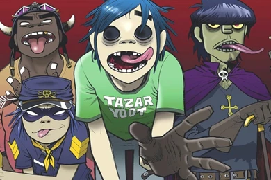Art Music Wallpapers Gorillaz Jamie Hewlett 2D Damon Albarn Noodle ...
