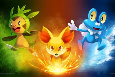 Pokemon X And Y: Starter Wallpapers (HD)* Pokemon Wallpapers