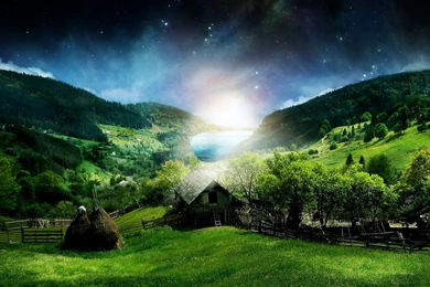 Mountain Village Wallpapers HD