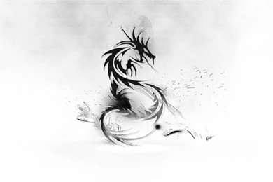 Abstract Dragon Wallpapers (Black/White) By Maciekporebski On ...