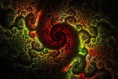 Fractal Spiral Pattern Widescreen Wallpapers