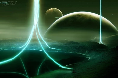 Universe And Planets Digital Art Wallpapers Lux Wallpapers   HD ...