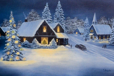 WINTER LANDSCAPE WALLPAPER   (