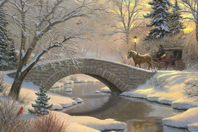 WINTER LANDSCAPE WALLPAPER   (