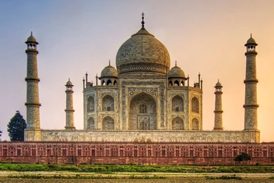 Download Wallpapers 3840x1200 Taj Mahal, Agra, India, Mausoleum ...