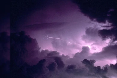 Night Sky With Cool Lighting Wallpapers