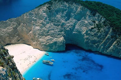 Download Wallpapers Navagio Beach, Zakynthos Island, Greece (1920 X ...