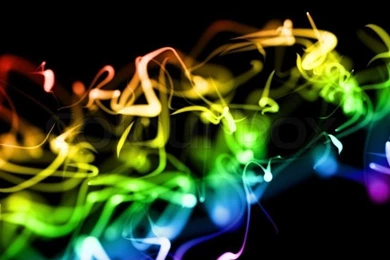 Bright Colorful Wavy Smooth Neon Backgrounds In Perspective
