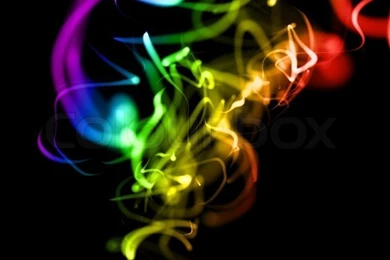 Bright Colorful Wavy Smooth Neon Backgrounds In Perspective