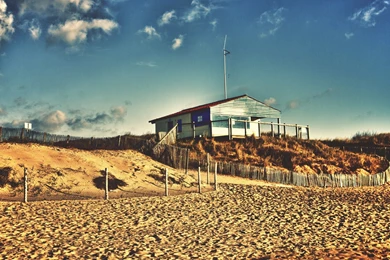 Beach Fence Ultra HD Wallpapers 2560 X 1600