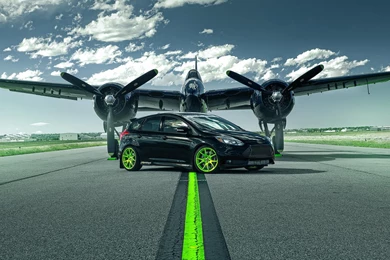 Ford Focus Black Car Wallpapers HD For Desktop & Mobile