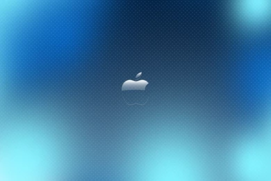 Blue Glass Apple Wallpapers