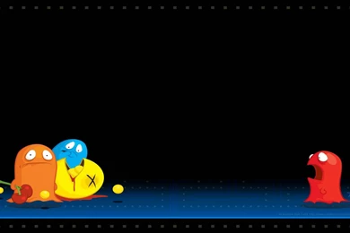 Orange Pacman Wallpapers