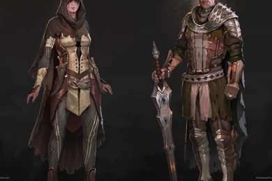 Dragon Effect Kasumi And Zaeed Wallpapers For iPhone 4