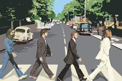 Beatles Vector Abbey Road Music Image Hd Wallpapers (