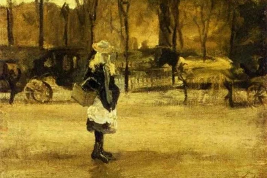 A Girl In The Street, Two Coaches In The Backgrounds   Wikipedia ...