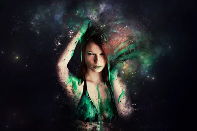 Girl In Space   Backgrounds By Emme sh On DeviantArt