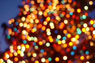Christmas Lights Twitter Backgrounds – Happy Holidays