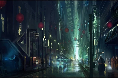 Anime City Scenery Wallpapers