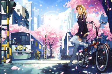 Anime City HD Desktop Wallpapers : High Definition : Fullscreen ...