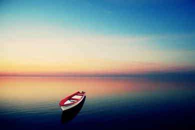 Boats On Water In Sunset Wallpapers   HD Images New