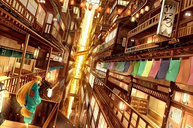 Anime City Scenery Wallpapers