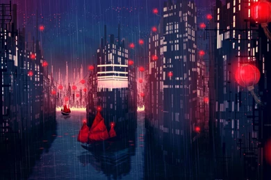 Anime City Wallpapers Wallpapers