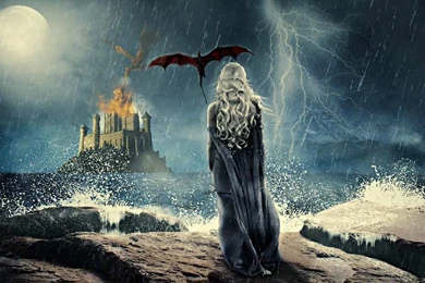 Rainy Night Of Dragon   Dragons Wallpapers