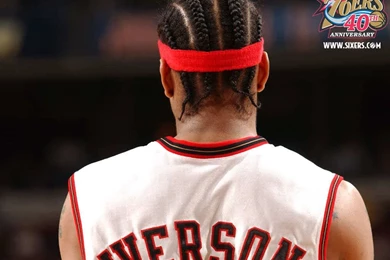 NBA Sixers Allen Iverson Back   Philadelphia 76ers Wallpapers