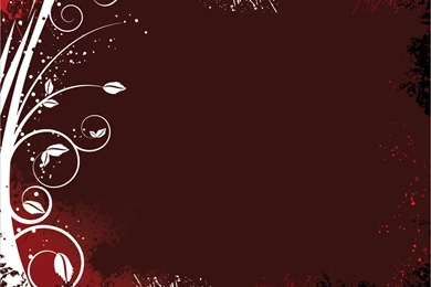 Floral On Dark Red Powerpoint Templates Arts, Brown, Flowers ...