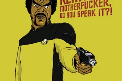 HDscreen: Klingons Pulp Fiction Star Trek Crossovers Desktop ...