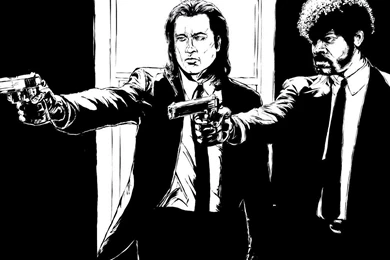 PULP FICTION Crime Thriller Drama Comedy Wallpapers