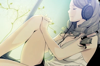 Anime Music Girl Photo Wallpapers For Desktop   Popomypics.com