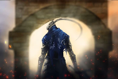 Dark Souls 2 Blue Capped Warrior Desktop Wallpapers