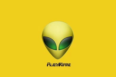 1024x768 Alienware Yellow Desktop PC And Mac Wallpapers